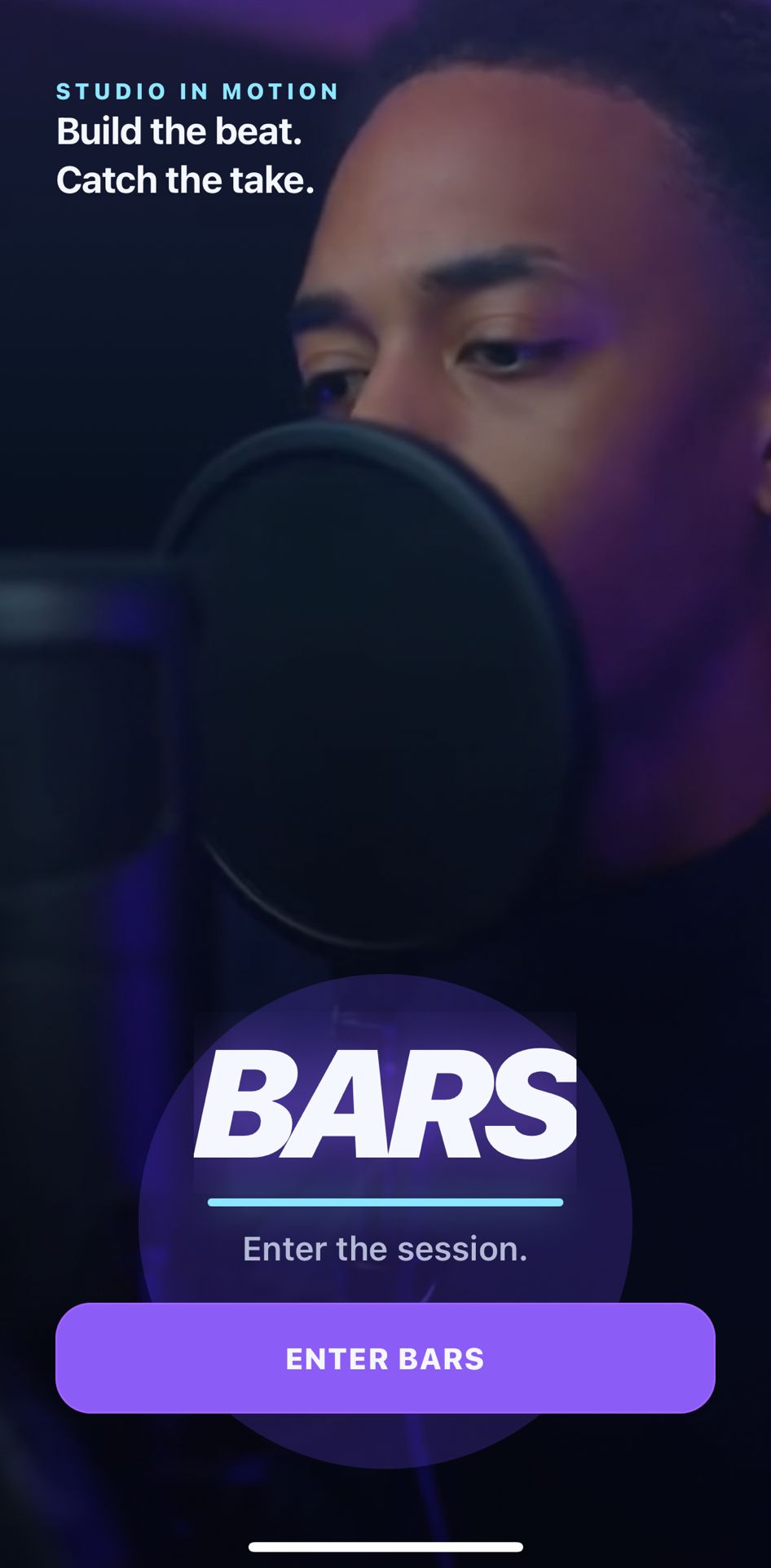 Bars enter screen