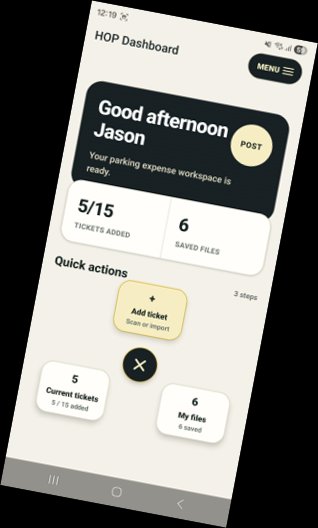 HOP dashboard